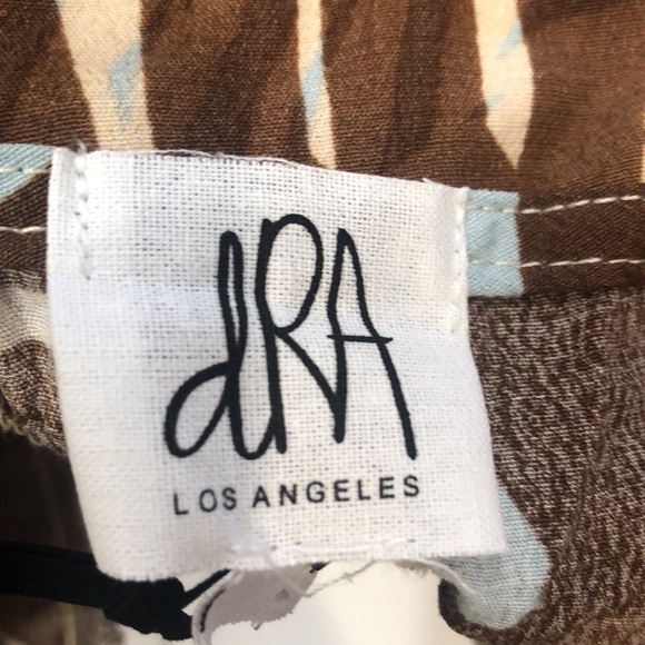 COPY - DRA Los Angeles Anthropologie Tropical Palm Print Pant Hawaii Wide Leg - Picture 6 of 12